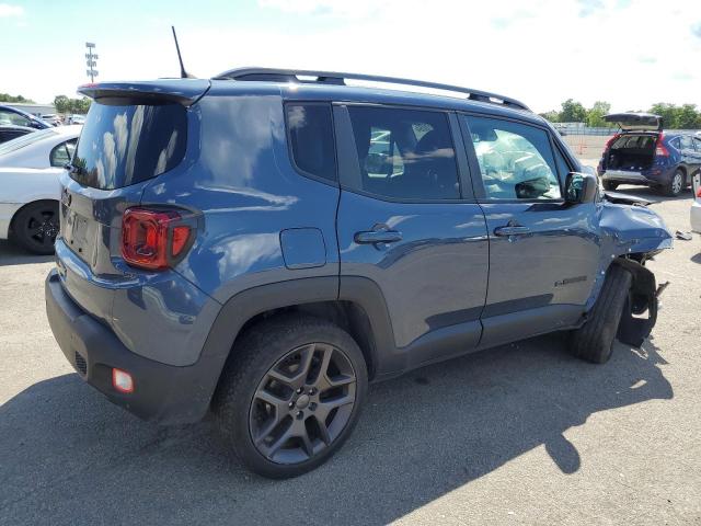 ZACNJDB1XMPM55323 - 2021 JEEP RENEGADE LATITUDE BLUE photo 3