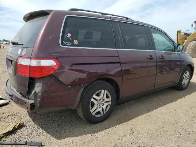 5FNRL38767B093734 - 2007 HONDA ODYSSEY EXL MAROON photo 3