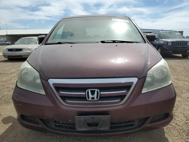 5FNRL38767B093734 - 2007 HONDA ODYSSEY EXL MAROON photo 5