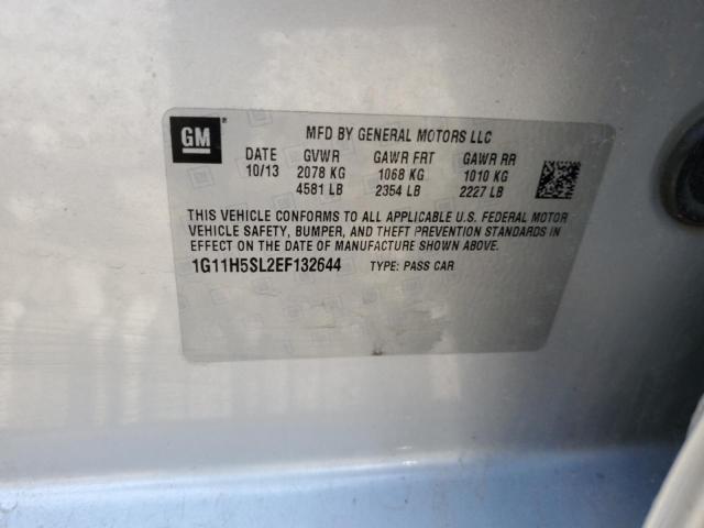 1G11H5SL2EF132644 - 2014 CHEVROLET MALIBU LTZ SILVER photo 24