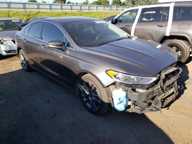 3FA6P0RU1LR156960 - 2020 FORD FUSION TITANIUM GRAY photo 4