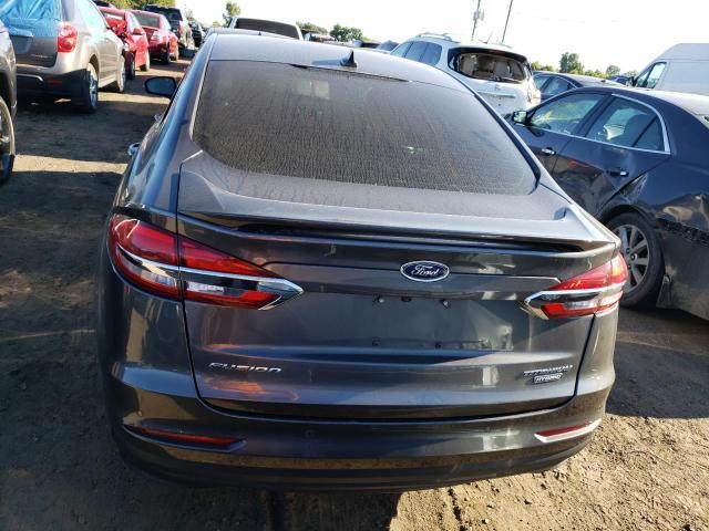 3FA6P0RU1LR156960 - 2020 FORD FUSION TITANIUM GRAY photo 6