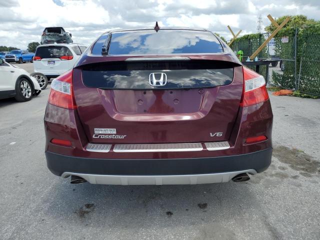 5J6TF1H53DL000607 - 2013 HONDA CROSSTOUR EXL BURGUNDY photo 6