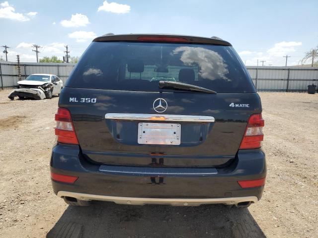 4JGBB8GB2BA722216 - 2011 MERCEDES-BENZ ML 350 4MATIC BLACK photo 6