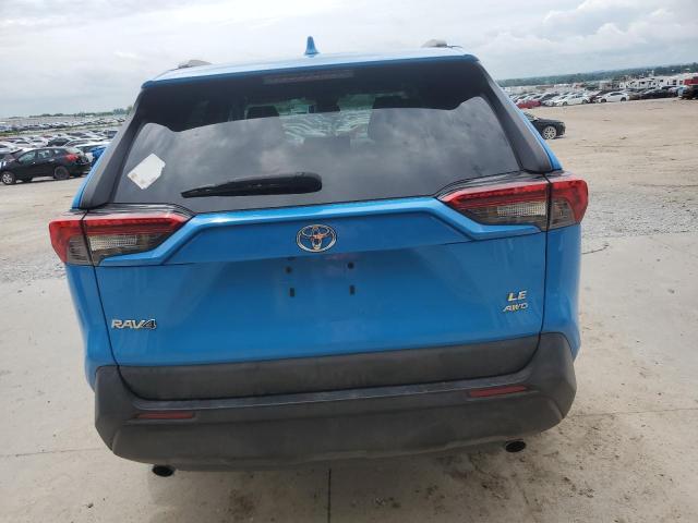 2T3G1RFV2MW196172 - 2021 TOYOTA RAV4 LE 蓝色 照片 6