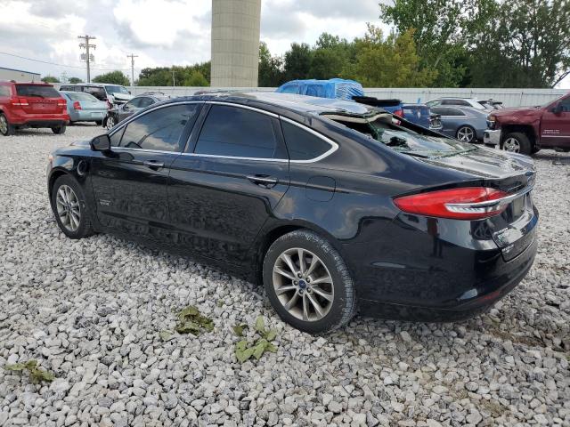 3FA6P0PU5JR175348 - 2018 FORD FUSION SE PHEV BLACK photo 2