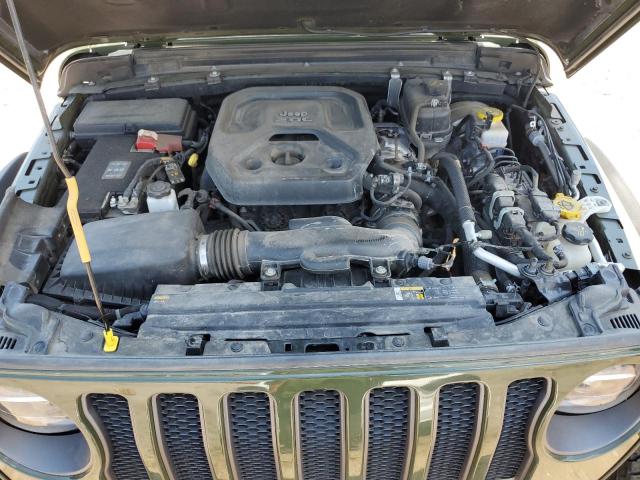 1C4HJXFN3MW506727 - 2021 JEEP WRANGLER RUBICON GREEN photo 11