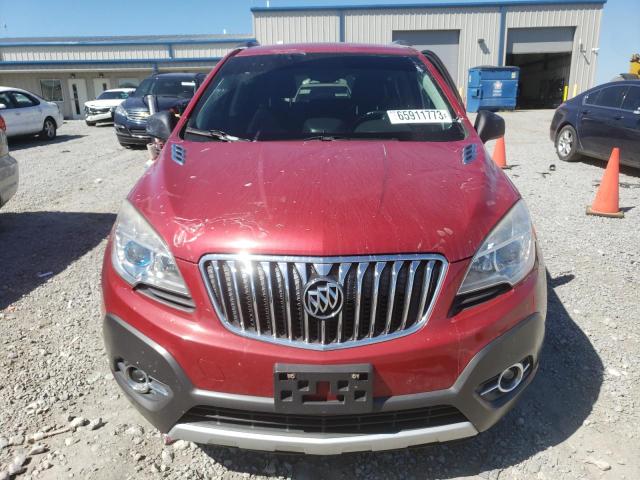 KL4CJBSB5DB086771 - 2013 BUICK ENCORE CONVENIENCE წითელი ფოტო 5