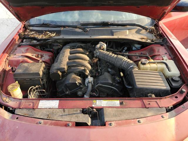 2B3KA43RX8H267162 - 2008 DODGE CHARGER RED photo 11