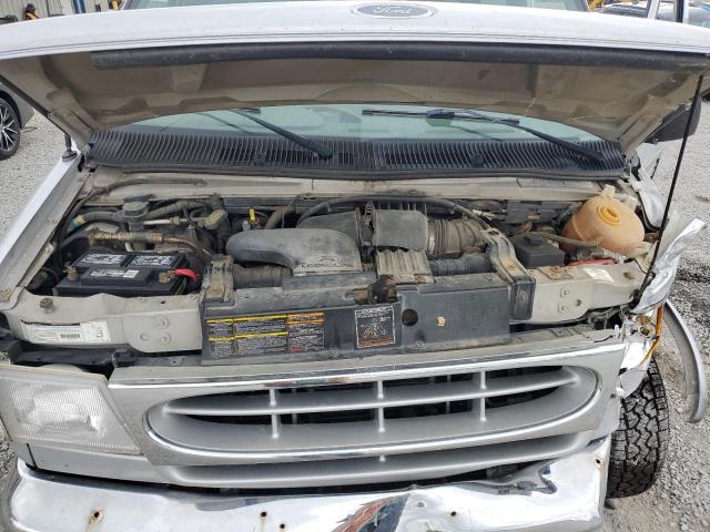 1FDRE14L2YHB62904 - 2000 FORD ECONOLINE E150 VAN SILVER photo 12