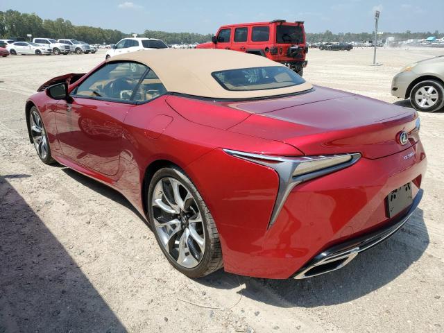 JTHMPAAY8NA105909 - 2022 LEXUS LC 500 RED photo 2