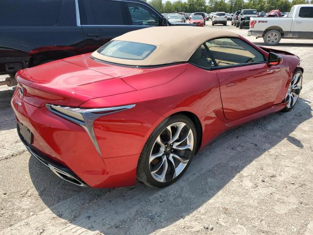 JTHMPAAY8NA105909 - 2022 LEXUS LC 500 RED photo 3