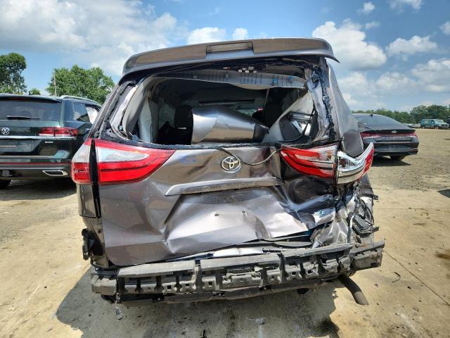 5TDYK3DC3FS590025 - 2015 TOYOTA SIENNA XLE GRAY photo 6