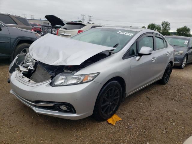 19XFB2F92DE088097 - 2013 HONDA CIVIC EXL Gümüş foto 1