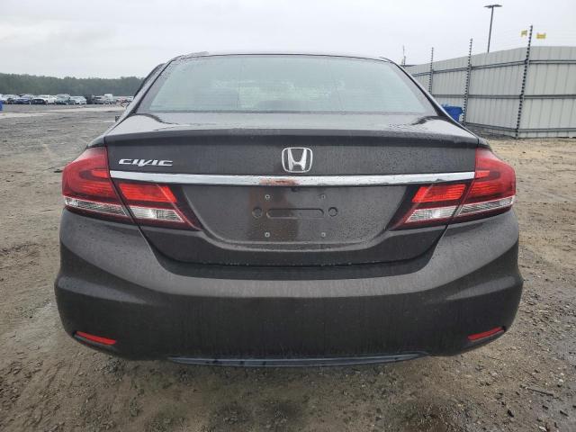 2HGFB2F53DH509800 - 2013 HONDA CIVIC LX GRAY photo 6