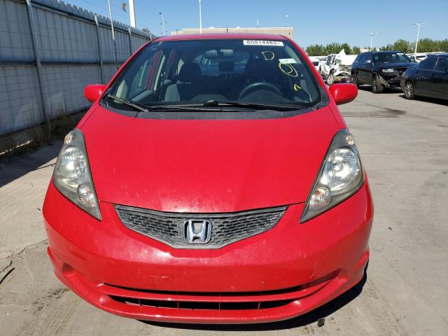 JHMGE8H39DC070371 - 2013 HONDA FIT RED photo 5