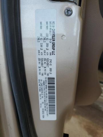 2C4RC1CG0ER378118 - 2014 CHRYSLER TOWN & COU TOURING L TAN photo 13