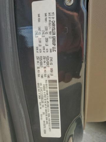 2C4RC1CG2CR361205 - 2012 CHRYSLER TOWN & COU TOURING L GRAY photo 13