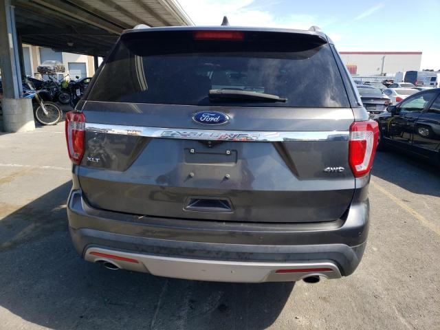 1FM5K8D84GGB74486 - 2016 FORD EXPLORER XLT CHARCOAL photo 6