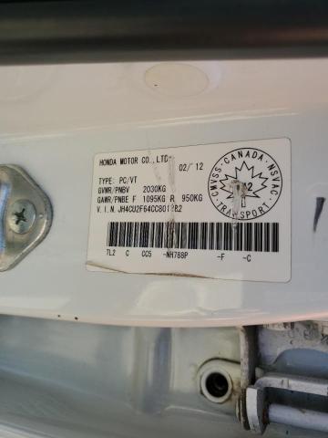 JH4CU2F64CC801282 - 2012 ACURA TSX TECH Ağ foto 12