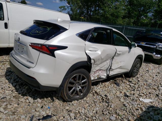 JTJBJRBZXG2033511 - 2016 LEXUS NX 300H WHITE photo 3