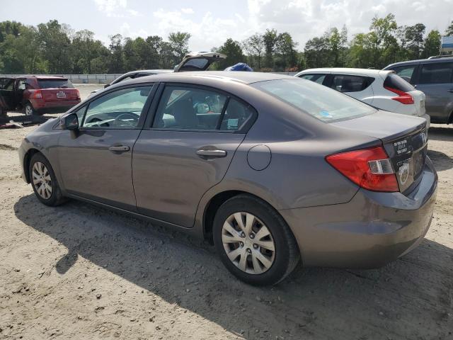 19XFB2F53CE057341 - 2012 HONDA CIVIC LX GRAY photo 2