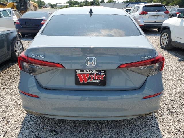 2HGFE2F53NH538058 - 2022 HONDA CIVIC SPORT GRAY photo 6