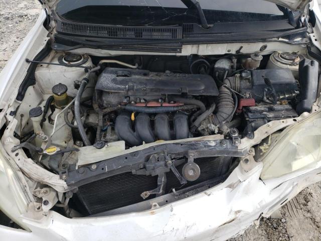 2T1KR32E13C108890 - 2003 TOYOTA COROLLA MA XR WHITE photo 11