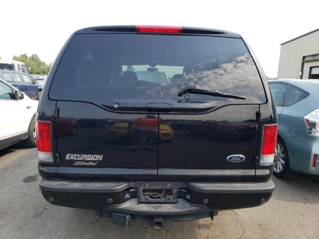 1FMNU43S45ED42684 - 2005 FORD EXCURSION LIMITED BLACK photo 6