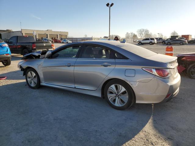 KMHEC4A47DA100615 - 2013 HYUNDAI SONATA HYBRID SILVER photo 2