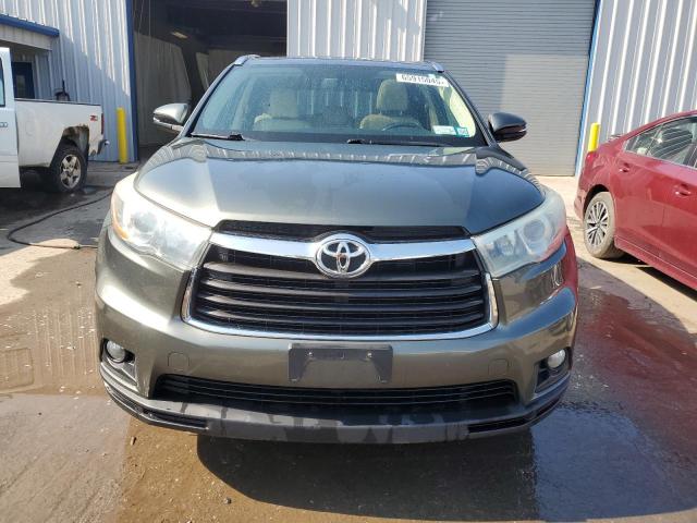 5TDJKRFH2FS199445 - 2015 TOYOTA HIGHLANDER XLE 绿色 照片 5