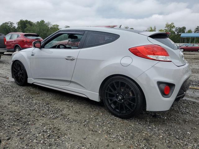 KMHTC6AE7EU205893 - 2014 HYUNDAI VELOSTER TURBO GRAY photo 2