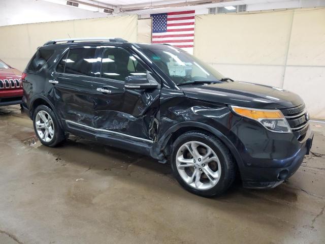 1FM5K8F8XFGC17806 - 2015 FORD EXPLORER LIMITED BLACK photo 4