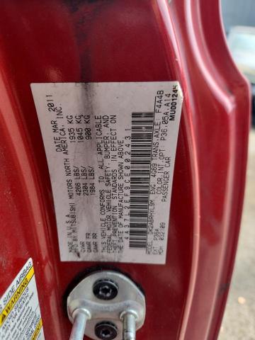 4A37L2EF9CE002431 - 2012 MITSUBISHI ECLIPSE SPYDER GS 橙色 照片 12