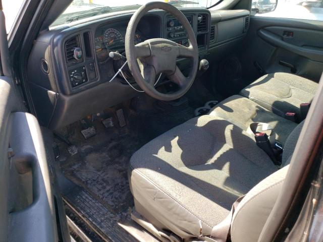 1GCEC14XX7Z140900 - 2007 CHEVROLET SILVERADO C1500 CLASSIC BLACK photo 8