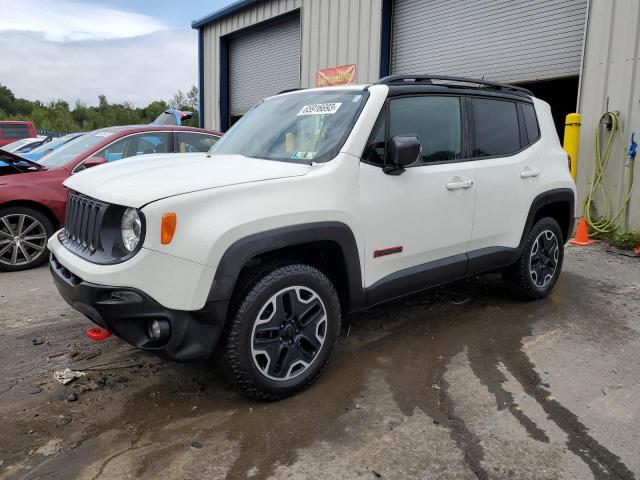 ZACCJBCB5HPG58325 - 2017 JEEP RENEGADE TRAILHAWK WHITE photo 1