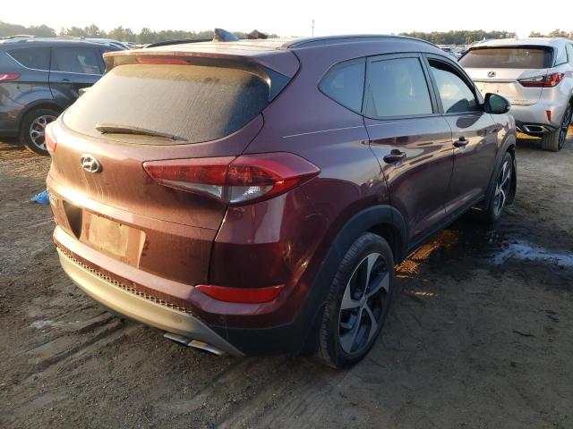 KM8J33A28JU635292 - 2018 HYUNDAI TUCSON VALUE BURGUNDY photo 4