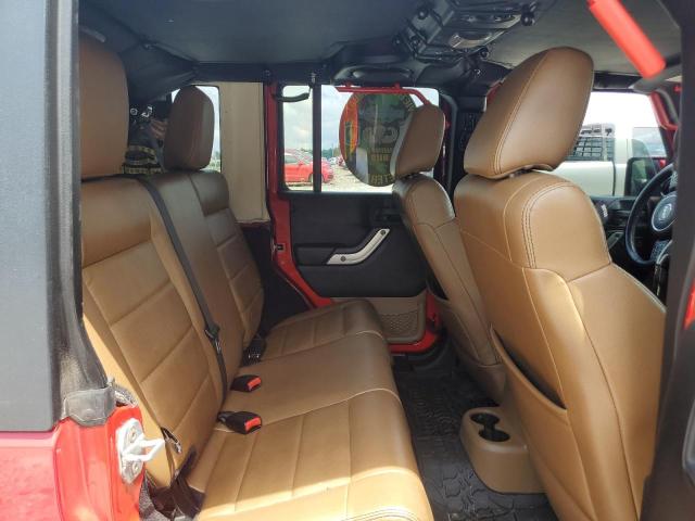 1J4HA5H14BL600994 - 2011 JEEP WRANGLER U SAHARA RED photo 10