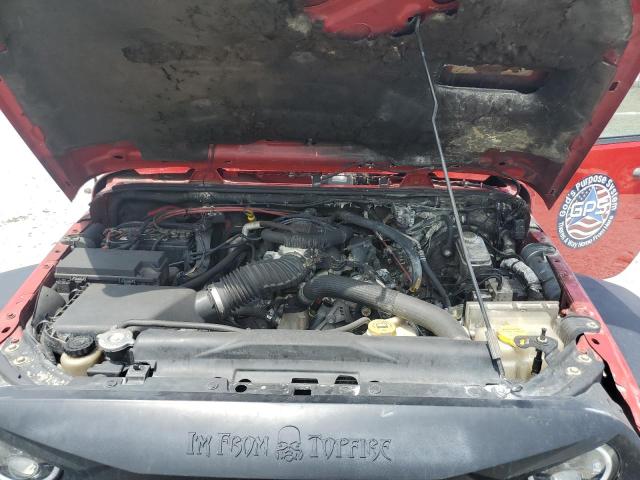 1J4HA5H14BL600994 - 2011 JEEP WRANGLER U SAHARA RED photo 11