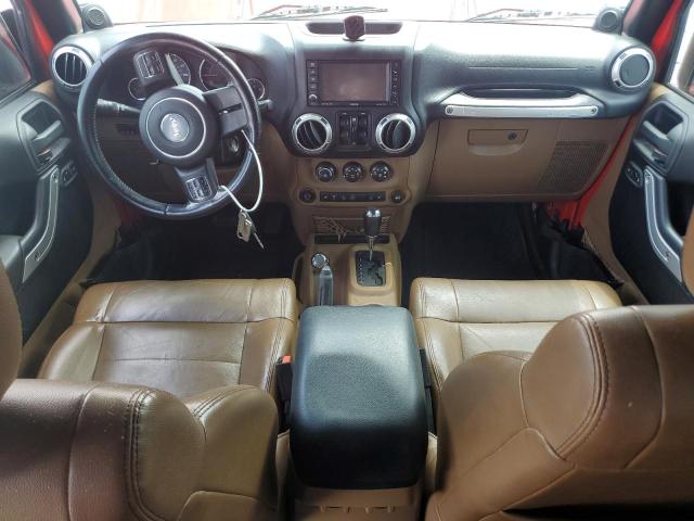 1J4HA5H14BL600994 - 2011 JEEP WRANGLER U SAHARA RED photo 8