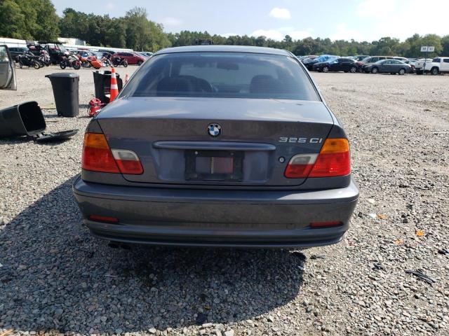 WBABN33451JW57461 - 2001 BMW 325 CI GRAY photo 6