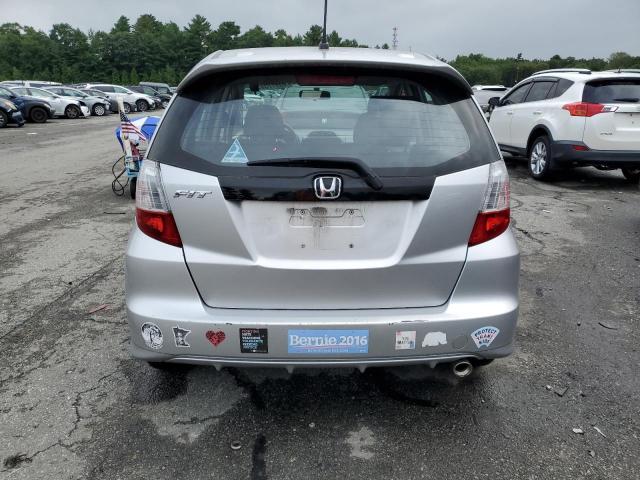 JHMGE8H54DC055889 - 2013 HONDA FIT SPORT SILVER photo 6