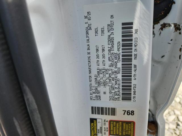 3TMLB5JN1SM101157 - 2025 TOYOTA TACOMA DOUBLE CAB 白色 照片 13