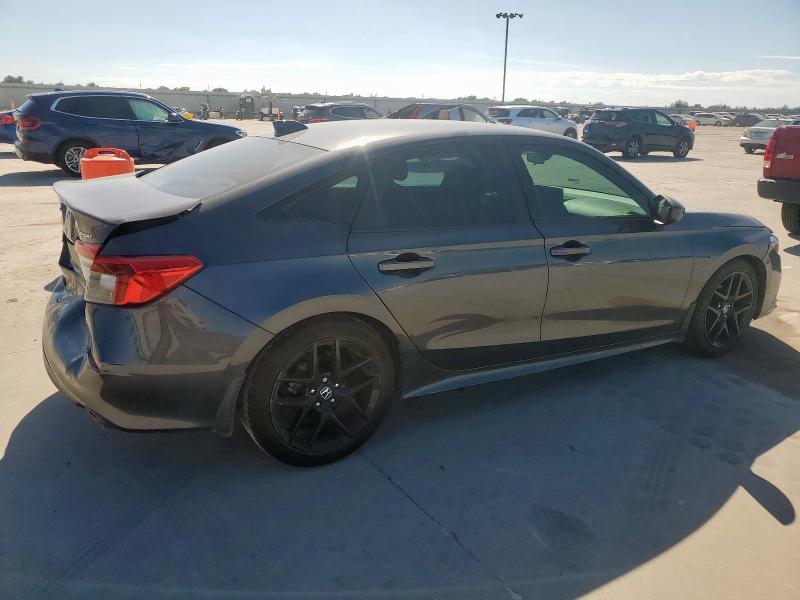 2HGFE2F56NH536367 - 2022 HONDA CIVIC SPORT BLACK photo 3