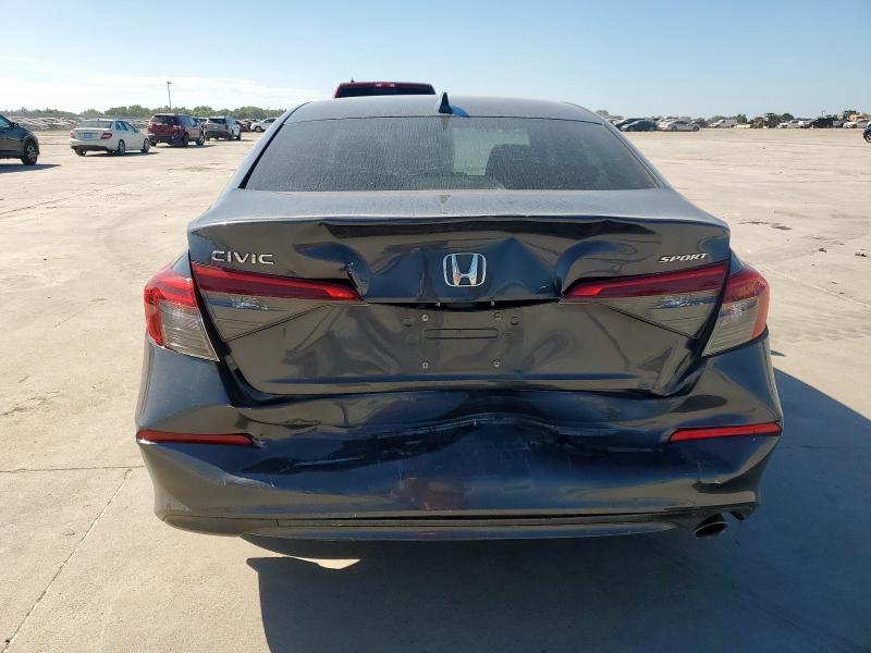 2HGFE2F56NH536367 - 2022 HONDA CIVIC SPORT BLACK photo 6