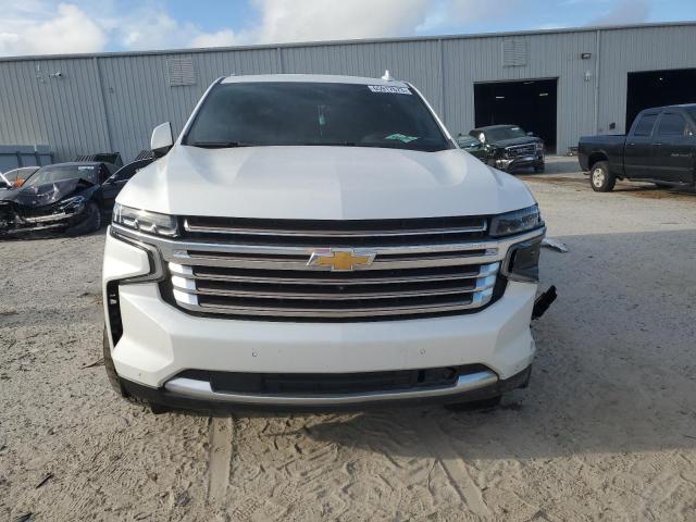 1GNSKTKL4MR109050 - 2021 CHEVROLET TAHOE K1500 HIGH COUNTRY WHITE photo 5