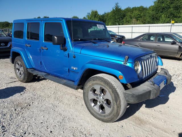 1C4BJWEG4GL301264 - 2016 JEEP WRANGLER U SAHARA BLUE photo 4