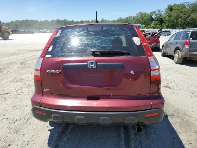 5J6RE383X9L023493 - 2009 HONDA CR-V LX BURGUNDY photo 6