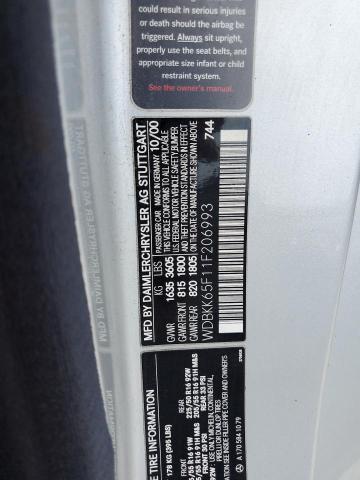 WDBKK65F11F206993 - 2001 MERCEDES-BENZ SLK 320 银色 照片 12