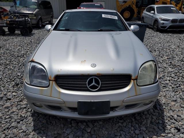 WDBKK65F11F206993 - 2001 MERCEDES-BENZ SLK 320 银色 照片 5